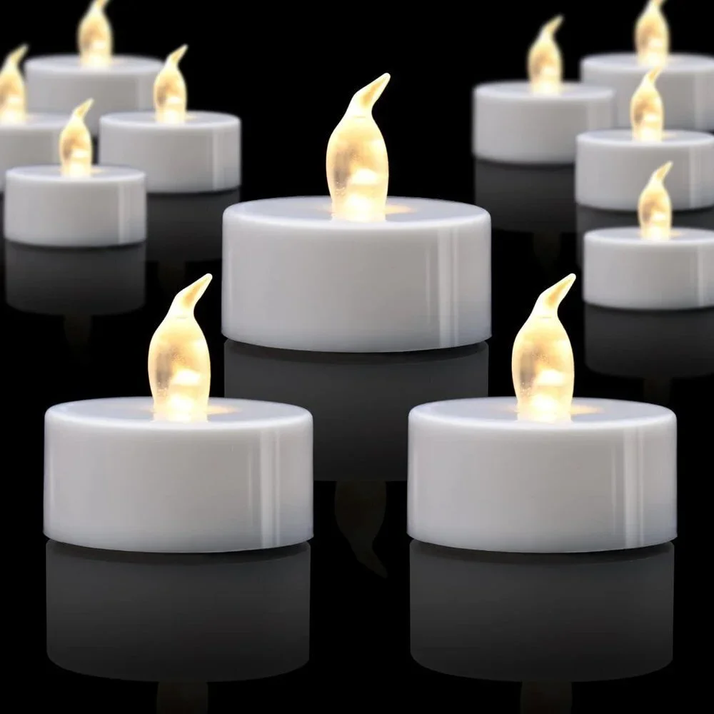 Luminessence Flameless Battery Operated LED Tealight Candles, 2ct